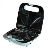 Aparat de sandwich 3 in 1 Domo DO1105C cu placi interschimbabile, pentru pregatire sandwich, grill sau waffe, 750 W - HotPick