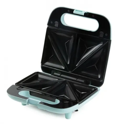 Aparat de sandwich 3 in 1 Domo DO1105C cu placi interschimbabile, pentru pregatire sandwich, grill sau waffe, 750 W - HotPick