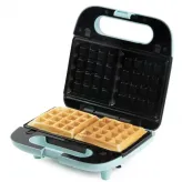 Aparat de sandwich 3 in 1 Domo DO1105C cu placi interschimbabile, pentru pregatire sandwich, grill sau waffe, 750 W - HotPick