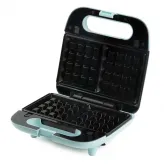 Aparat de sandwich 3 in 1 Domo DO1105C cu placi interschimbabile, pentru pregatire sandwich, grill sau waffe, 750 W - HotPick