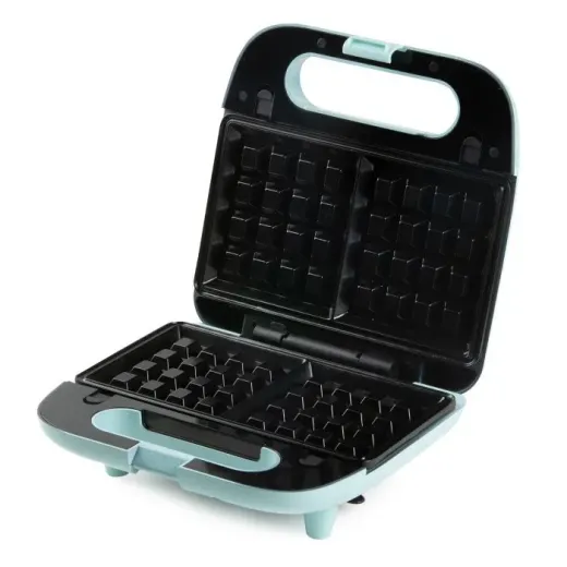 Aparat de sandwich 3 in 1 Domo DO1105C cu placi interschimbabile, pentru pregatire sandwich, grill sau waffe, 750 W - HotPick