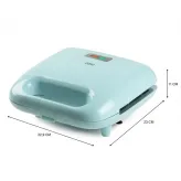 Aparat de sandwich 3 in 1 Domo DO1105C cu placi interschimbabile, pentru pregatire sandwich, grill sau waffe, 750 W - HotPick