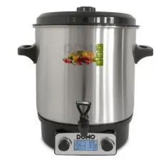 Fierbator profesional apa, vin fiert, ceai, conserve Domo DO42325PC, 2000 W, Capacitate 27 L