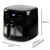 Friteuza cu aer cald Domo DO1134FR, 1500W, 6L (1.5kg), fereasta - HotPick Friteuza cu aer cald Domo DO1134FR, 1500W, 6L (1.5kg), fereasta - HotPick