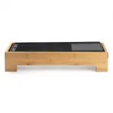 Gratar electric Teppan Yaki Domo DO9270G, 1000W, 36x14cm, Bambus - HotPick