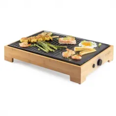 Gratar Teppan Yaky Domo DO9271G, 1800W, 42x28cm, Bambus