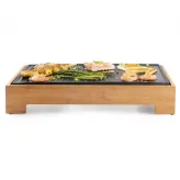 Gratar Teppan Yaky Domo DO9271G, 1800W, 42x28cm, Bambus - HotPick