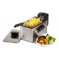 Friteuza electrica Domo DO535FR, Capacitate 3 l, Putere 2200 W