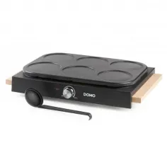 Aparat de facut clatite DO8717P, 1000 W, Negru