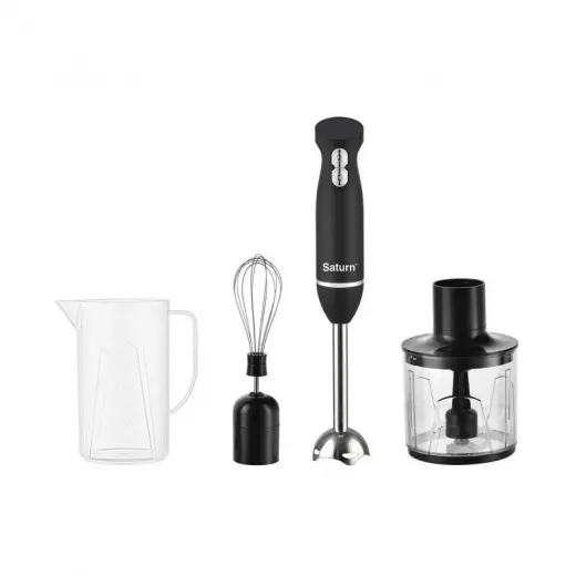 Blender vertical 3 in 1 Saturn ST-FP0059, 600W, lama din inox, 2 trepte de viteza