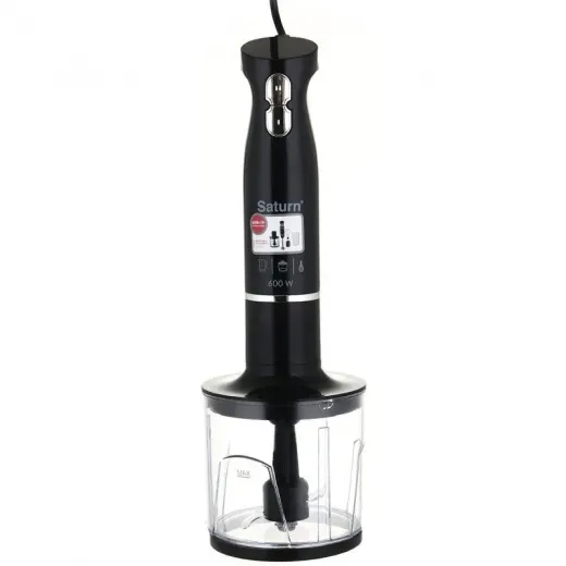 Blender vertical 3 in 1 Saturn ST-FP0059, 600W, lama din inox, 2 trepte de viteza
