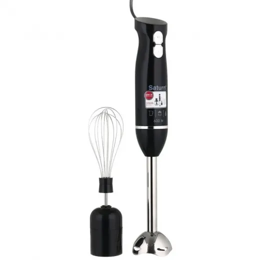 Blender vertical 3 in 1 Saturn ST-FP0059, 600W, lama din inox, 2 trepte de viteza