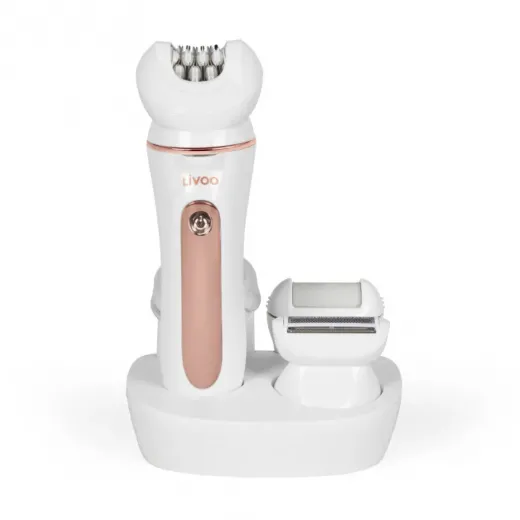 Set epilator multifunctional 5 in 1 Livoo DOS194, epilare, ras, exfoliere, masaj și îngrijire a picioarelor - HotPick Set epilator multifunctional 5 in 1 Livoo DOS194, epilare, ras, exfoliere, masaj și îngrijire a picioarelor - HotPick