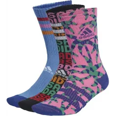 Resigilat! Set 3 perechi sosete Adidas pentru copii, mărimea KXXL(32-34), multicolore