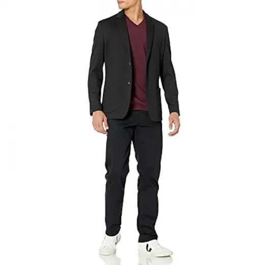 Pantaloni bărbați Amazon Essentials, culoare negru, 40Wx30L