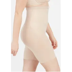 Spanx THINSTINCTS® 2.0 HIGH-WAISTED MID-THIGH SHORT - Lenjerie modelatoare - champagne beige, marimea XL