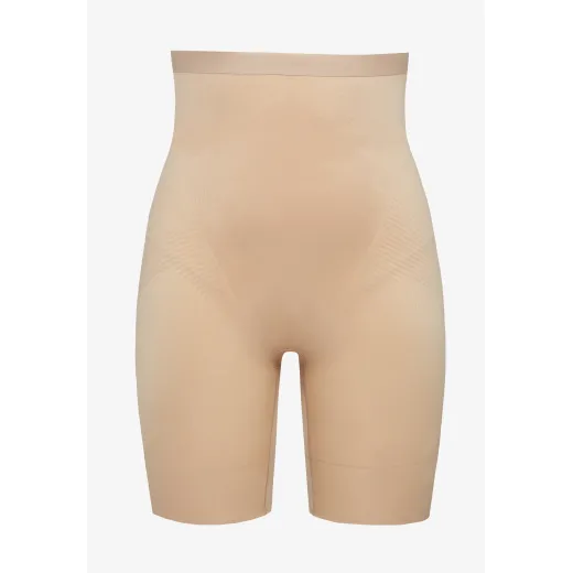 Spanx THINSTINCTS® 2.0 HIGH-WAISTED MID-THIGH SHORT - Lenjerie modelatoare - champagne beige, marimea XL - HotPick