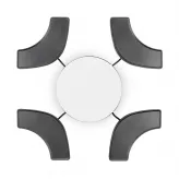 Gratar electric Princess Dinner 4 All Circle 103070, 250 W - HotPick