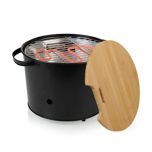 Gratar portabil Princess Hybrid Bucket Barbecue 112240, 1400 W - HotPick Gratar portabil Princess Hybrid Bucket Barbecue 112240, 1400 W - HotPick