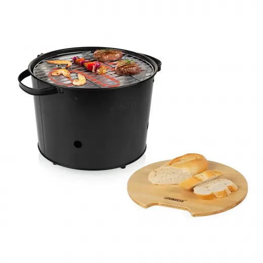 Gratar portabil Princess Hybrid Bucket Barbecue 112240, 1400 W - HotPick Gratar portabil Princess Hybrid Bucket Barbecue 112240, 1400 W - HotPick