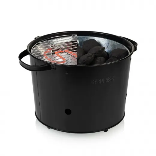 Gratar portabil Princess Hybrid Bucket Barbecue 112240, 1400 W - HotPick Gratar portabil Princess Hybrid Bucket Barbecue 112240, 1400 W - HotPick