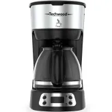 Cafetiera Techwood TCA-666P, programabila, 0.75L, 600W, mentinere cald - HotPick