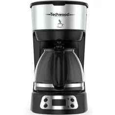 Cafetiera Techwood TCA-666P, programabila, 0.75L, 600W, mentinere cald