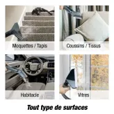 Aspirator cu spalare si curatator cu abur Techwood TAN-7055V, 600W-800W - HotPick