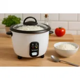 Oala de fiert orez Techwood TCR-256, 2.5L, 850W, bol detasabil - HotPick