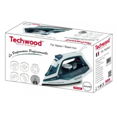 Fier de calcat Techwood TFV-2207, 2200W, talpa inox, spray, aburi, autocuratare