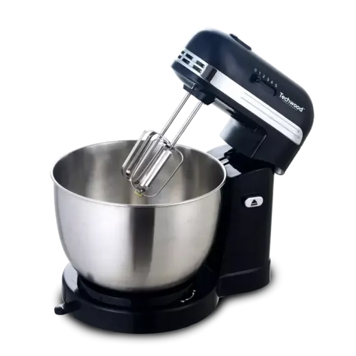 Mixer cu bol Techwood TMB-356, 3.5L, inox, 5 viteze, 350W - HotPick