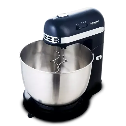 Mixer cu bol Techwood TMB-356, 3.5L, inox, 5 viteze, 350W - HotPick