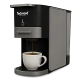 Espressor 5 in 1 Techwood TCA-026N, 20BAR, 1350W, 0.7L, Dolce Gusto, Nescpresso, ESE, Soft Pods, Cafea macinata - HotPick