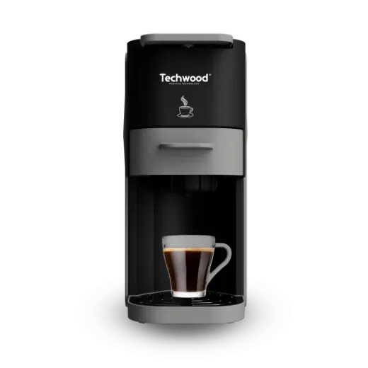 Espressor 5 in 1 Techwood TCA-026N, 20BAR, 1350W, 0.7L, Dolce Gusto, Nescpresso, ESE, Soft Pods, Cafea macinata - HotPick