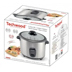 Oala pentru orez si gatire la abur Techwood TCRV-1821i, 1.8L, Keep Warm, 700W