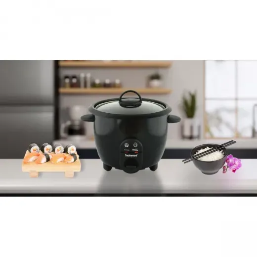 Oala de fiert orez Techwood TCR-106, 1L, 400W - HotPick