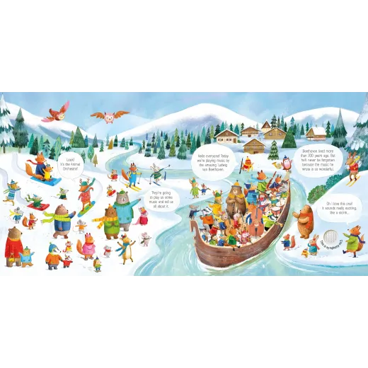 The Animal Orchestra Plays Beethoven Usborne Books - HotPick