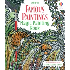 Famous Paintings Magic Painting Book Usborne