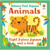 First Jigsaws + Carte - Animals Usborne Books - HotPick
