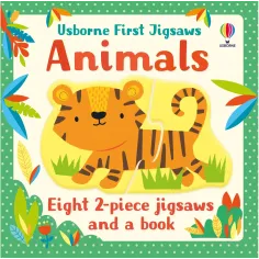 First Jigsaws + Carte - Animals Usborne Books