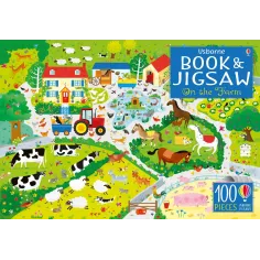 Set Puzzle si Carte - On the Farm Usborne Books