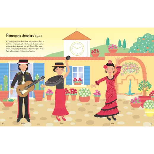 Sticker Dolly Dressing Around the World - HotPick