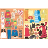 Sticker Dolly Dressing Around the World - HotPick