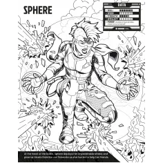 Colour Your Own Superheroes