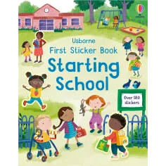 First Sticker Book Starting School