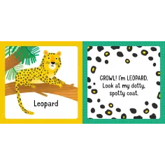 Set 4 Puzzle + Carte - First Jigsaws And Book: Wild Animals Usborne