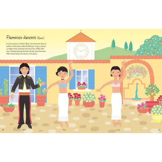 Sticker Dolly Dressing Around the World - HotPick