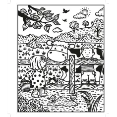 Poppy and Sam's Farm Animals Magic Painting Book