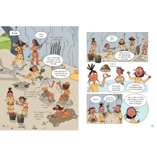 24 Hours In the Stone Age Usborne Books - HotPick