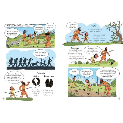 24 Hours In the Stone Age Usborne Books - HotPick